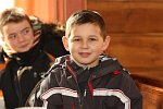 Spotkanie uczniw z ukaszem Rutkowskim i Marcinem Bachled