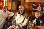 Spotkanie uczniw z ukaszem Rutkowskim i Marcinem Bachled